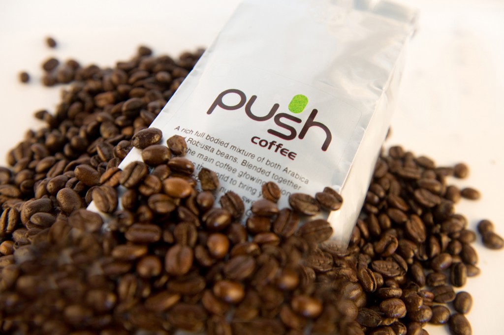 Push Coffee Beans